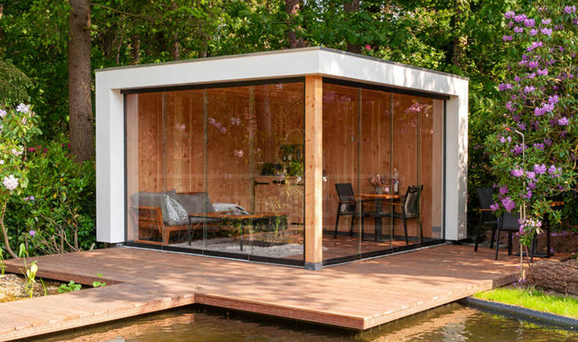 Trendhout-moderne-strakke-tuinkamer-poolhouse-met-schuif-deuren-overkapping-moderne-stijl-Verona-Barneveld-Voorthuizen-Garderen-Kootwijkerbroek