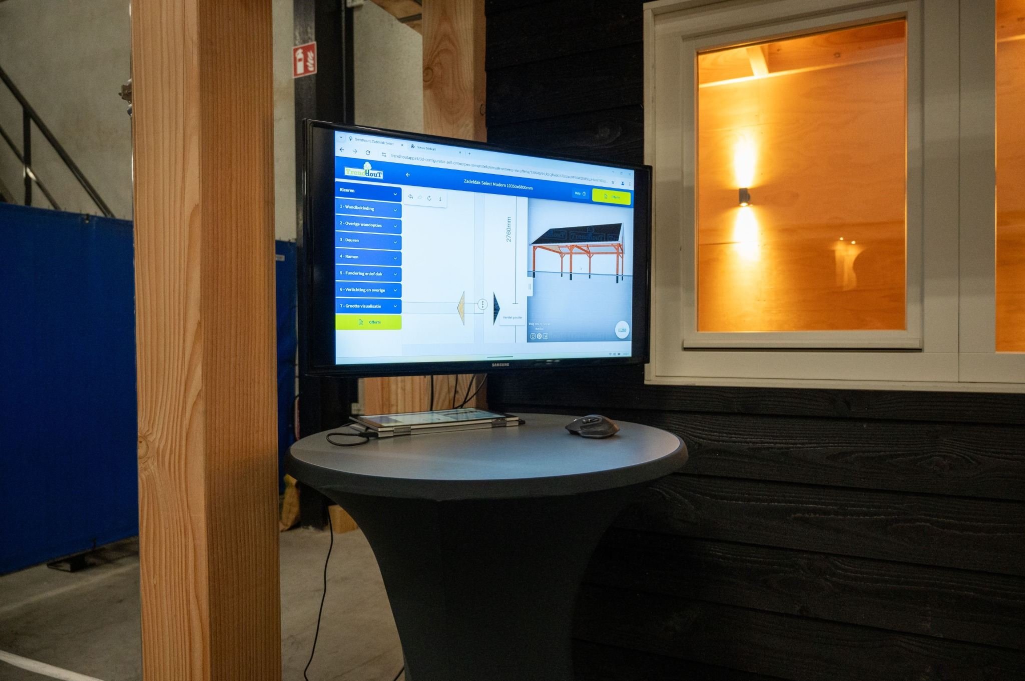 3D-configurator bij Trendhout Dealerdagen